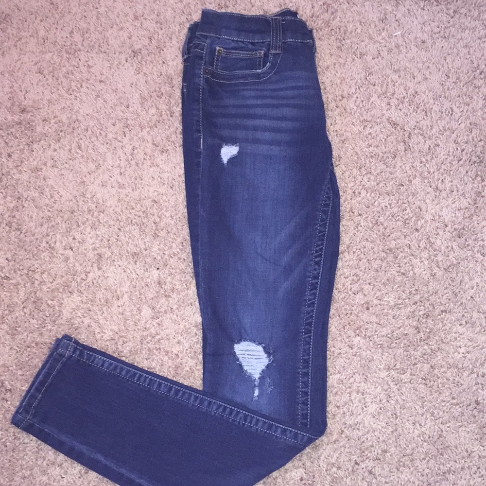 Womens Ripped Skinny Jeans
